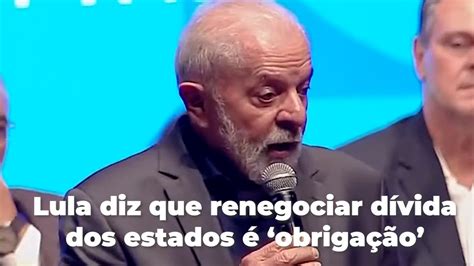 Em visita ao Rio Grande do Sul Lula diz que renegociar dívida dos