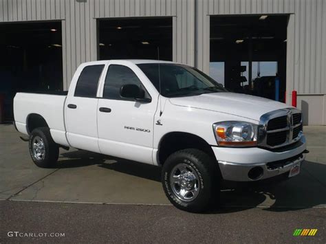 2006 Bright White Dodge Ram 2500 Slt Quad Cab 4x4 18627051 Gtcarlot