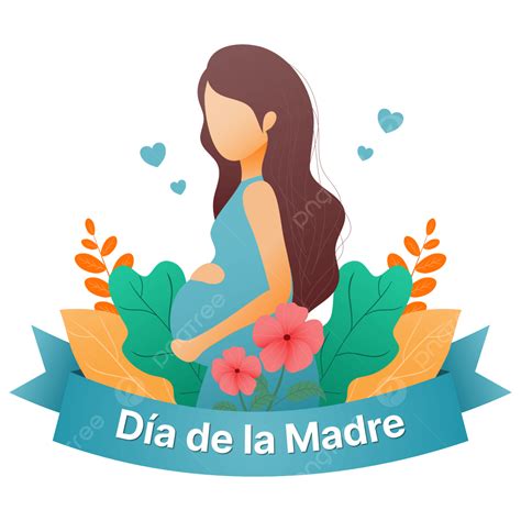 Feliz Día De La Madre Dia De La Madre Vector Con Ilustración De Mamá Embarazada Png Dibujos Dia