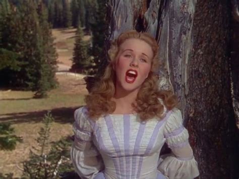 Deanna Durbin Performing Any Moment Now In Cant Help Singing A