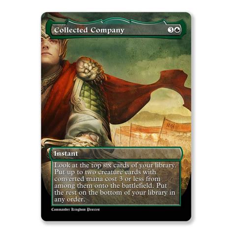 Collected Company Full Art Custom Mtg Proxy Card Print Mtg