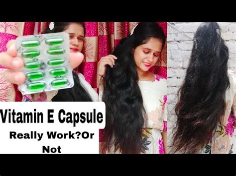 How To Use Vitamin E Capsule For Hair Growth Rough And Frizzy Hair