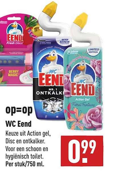 Wc Eend Action Gel Disc En Ontkalker Aanbieding Bij Aldi Folders Nl