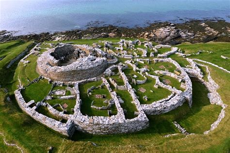 The Broch Of Gurness Is An Iron Age Broch Village At Ancient