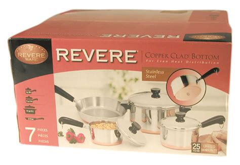The Best Revere Ware Copper Bottom Cookware Set Home Life Collection