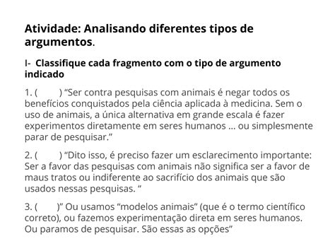 Plano De Aula Ano Reconhecendo Os Diferentes Tipos De Argumentos 640