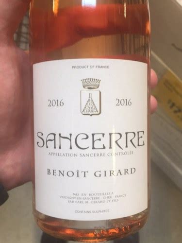 Michel Girard Fils Beno T Girard Sancerre Ros Vivino Us