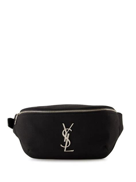 Saint Laurent Cassandre Classic Belt Bag Black Farfetch