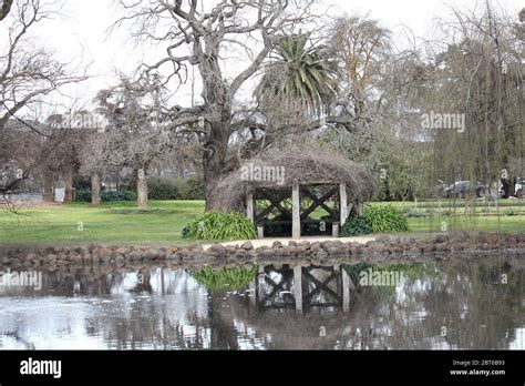 botanical gardens castlemaine victoria stock photo alamy