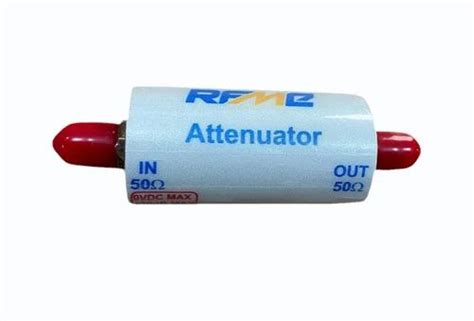 Rfatfdc Xx Rf Attenuators Aluminium Sma Female To Sma Female At