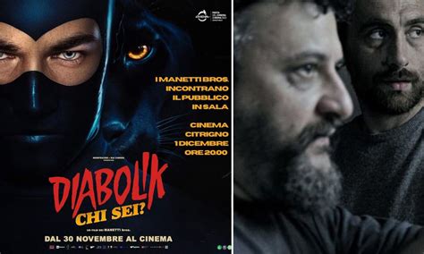 Diabolik Parte Da Cosenza La Presentazione Del Film Dei Manetti Bros