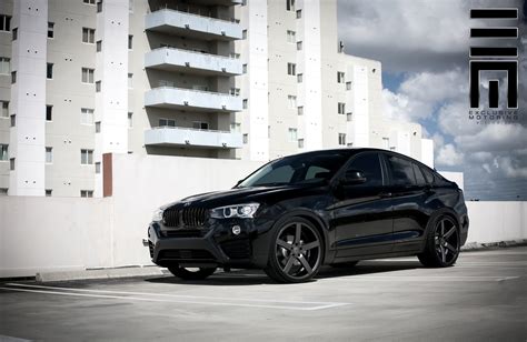 All Black BMW X4 on Custom Wheels — CARiD.com Gallery