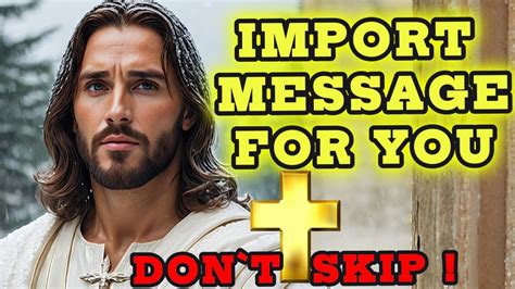 Jesus Says This Divine Message For You Dont Skip Jesus Talk God