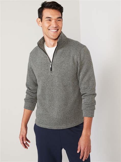 Sweater Fleece Quarter Zip Old Navy