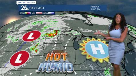 Hot And Humid Nbc 26 Weather Forecast June 24 2022 Am