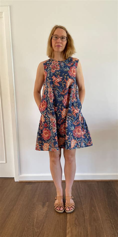 Vogue Patterns Misses A Line Back Ruffle Dresses Pattern Review