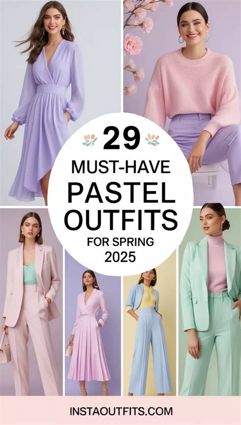 pastel wardrobe essentials   haves  spring  pastel