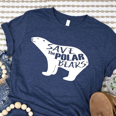 Save The Polar Bear Shirt Etsy