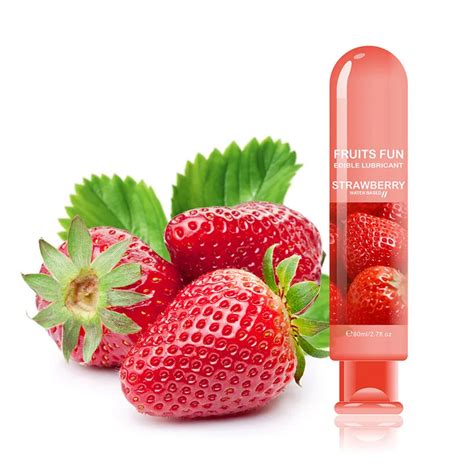 Ml Kinds Fruit Flavor Water Based Edible Sex Lubricant Sexual Anal