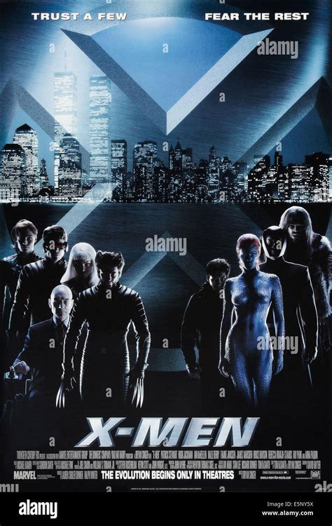 X-MEN, poster art featuring from left: Famke Janssen, James Marsden ...