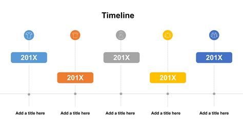 PPT Of Simple Basic Timeline Pptx WPS Free Templates