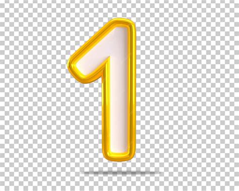 premium psd number  gold  text  logo