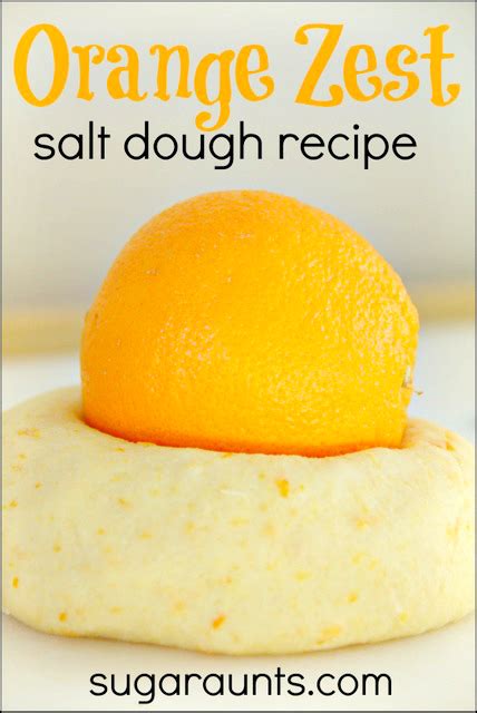 Orange Zest Salt Dough Recipe The Ot Toolbox