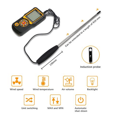 Hot Wire Anemometer Xintest Ht Santatech