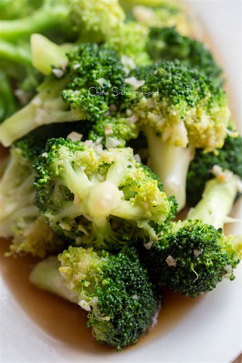 Garlic Broccoli Stir Fry China Sichuan Food