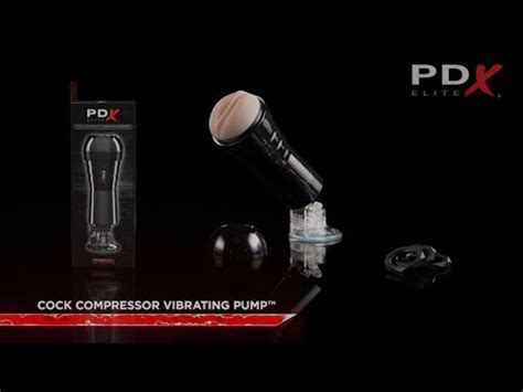 Pipedream Products PDX Elite Cock Compressor Vibrating Stroker YouTube