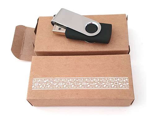 Universelle USB Stick Karton Verpackung Individuell Bedruckbar