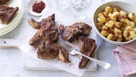 Icelandic Breaded Lamb Chops With Spiced Red Cabbage Recipe Bbc Food