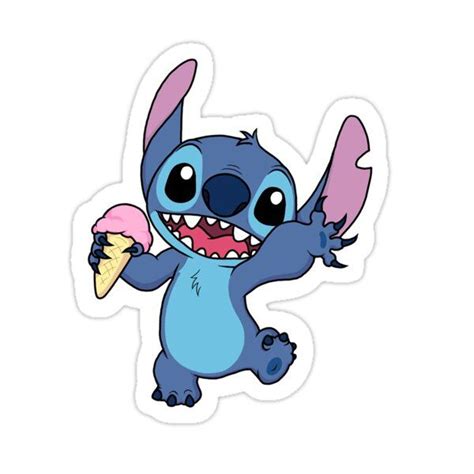 Stitch S Ice Cream Sticker By Doodle Designs Pegatinas Bonitas