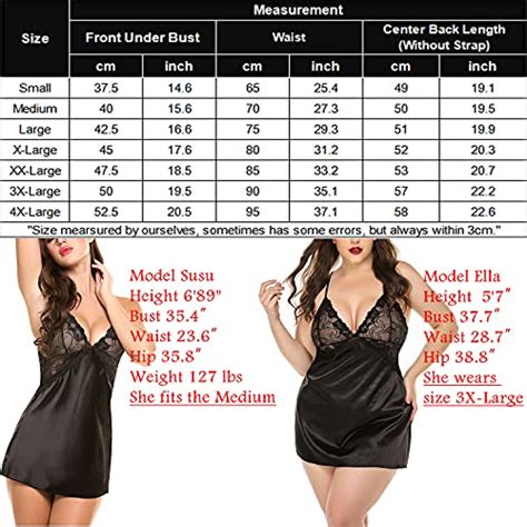 Avidlove Women Lingerie V Neck Nightwear Satin Sleepwear Lace Chemise