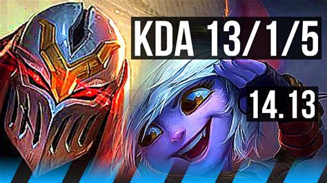 ZED Vs TRISTANA MID 13 1 5 6 Solo Kills Legendary 600 Games