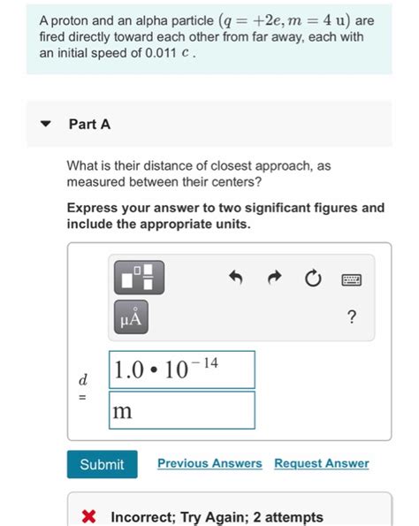 Solved A Proton And An Alpha Particle 2e M 4 U Are Fired Chegg