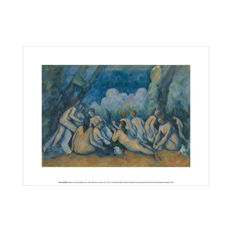 Paul Cezanne Bathers Exhibition Art Print Prints Tate Shop Tate