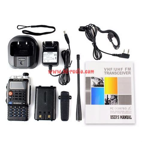 Baofeng Bf Uvb Plus Vhf Uhf Dual Band Handheld Fm Transceiver Walkie