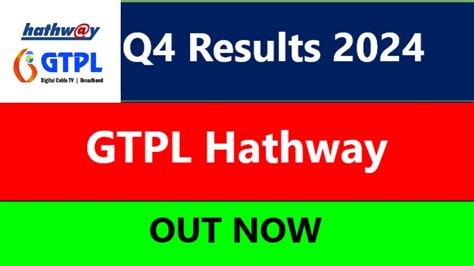 GTPL HATHWAY Q4 Results 2024 GTPL Results Today GTPL Share News