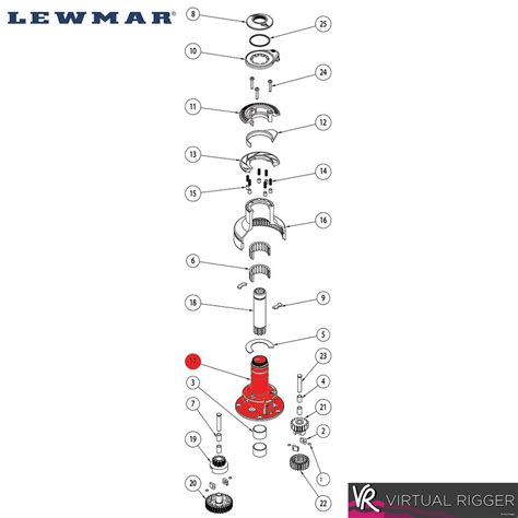 Lewmar Ocean St Centre Stem Kit Vr Super Store