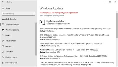 Microsoft Windows Security Updates September 2018 Release Overview Ghacks Tech News