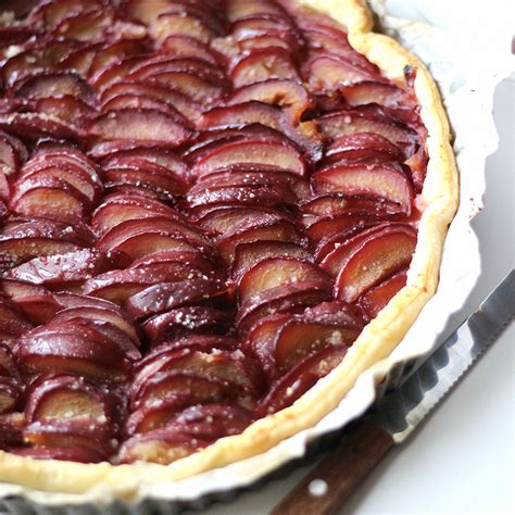 Recette Tarte Fine Aux Prunes Facile Rapide