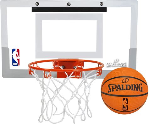 Spalding Nba Slam Jam Over The Door Mini Basketball Hoop Backboard Set