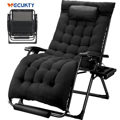 Oversized Zero Gravity Chair ,VECUKTY XXL Ergonomic Patio Recliner ...