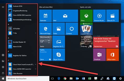 Windows 10 Apps im Startmenü ausblenden Windows FAQ