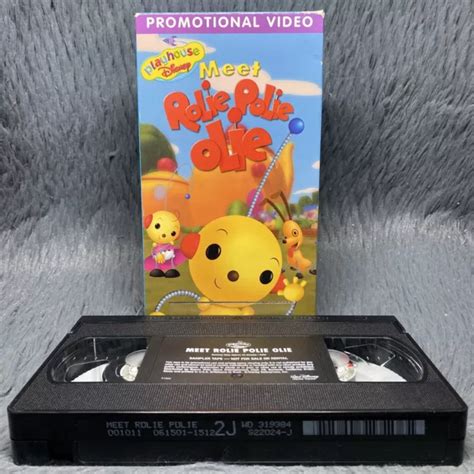 Meet Rolie Polie Olie Playhouse Disney Vhs Promotional Video Promo