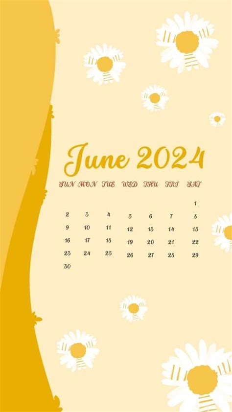 June Calendar 2024 Wallpaper Ixpap