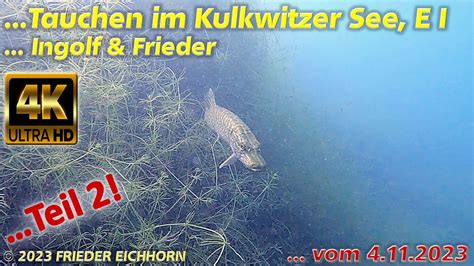 Tauchen Im Kulkwitzer See E I Viele Hechte Barsche Karpfen Krebse