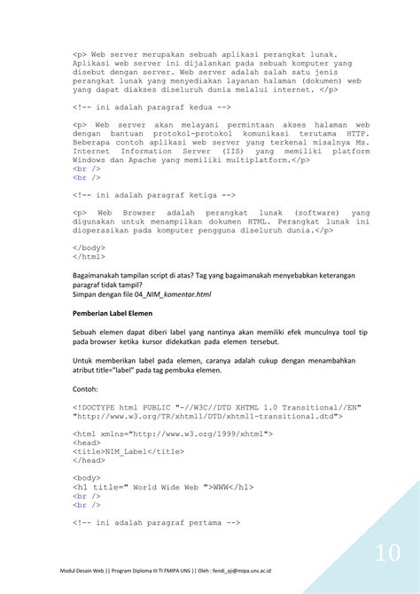 Modul Web Design Anaksisfo Halaman 10 Pdf Online Pubhtml5