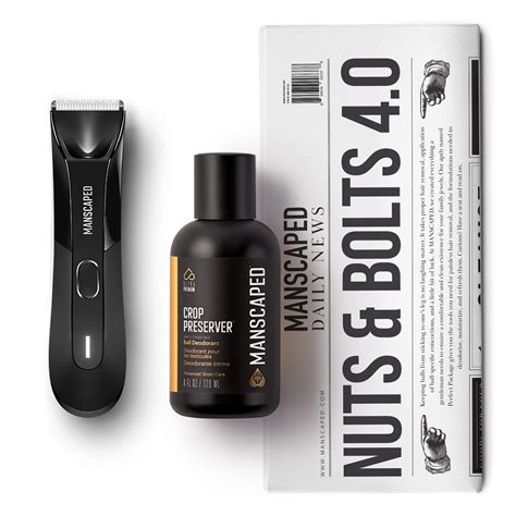 Manscaped® Nuts And Bolts 40 Mens Body Grooming Kit Includes The